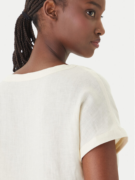 Marella Marella T-Shirt Emme by Marella Geyser 2615111132 Κρεμ Regular Fit