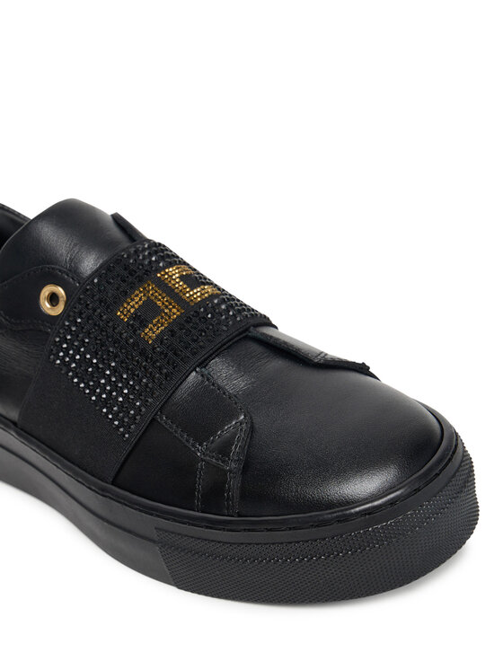 Elisabetta Franchi Sneakers Elisabetta Franchi Low Cut Velcro F4A9-E0355-1251 D Negru