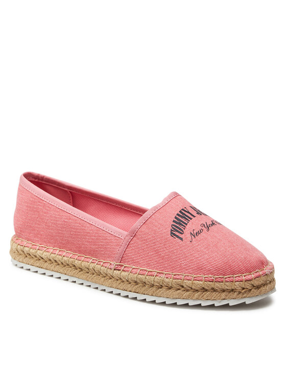 Tommy Jeans Espadrilky Tommy Jeans Tjw Varsity Espadrille EN0EN02470 Ružová