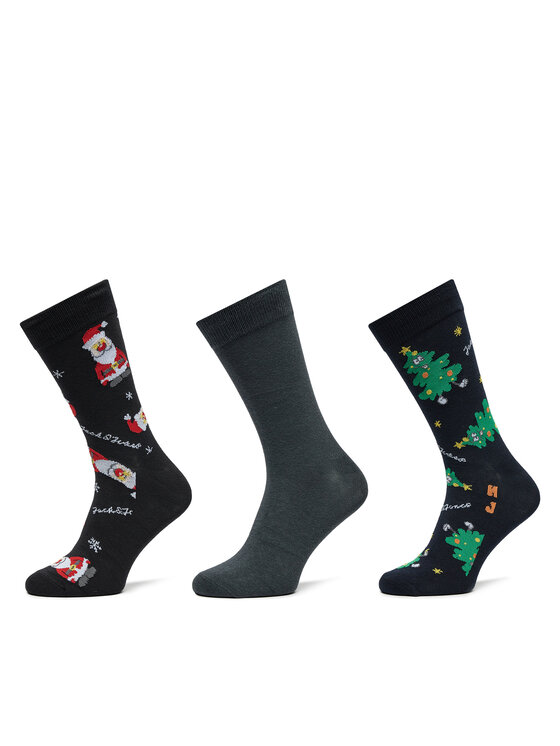 Jack & Jones Довгі шкарпетки Jack & Jones Holly 12266795 Чорний