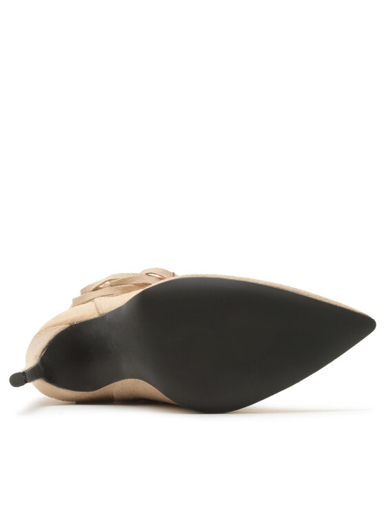 PINKO Каубойски обувки PINKO Olympe Tronchetto PE 23 BLKS1 100573 A0N8 Бежов