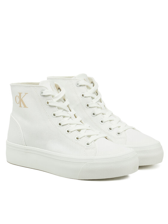 Calvin Klein Jeans Plátenky Calvin Klein Jeans YW0YW01764 Biela