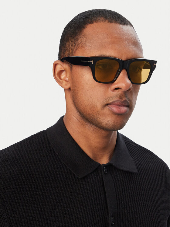 Tom Ford Сонцезахисні окуляри Tom Ford Caine-02 FT1280 Чорний