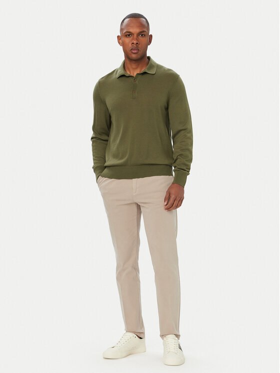 BOSS BOSS Polo H-Lancione 50565503 Verde oscuro Regular Fit