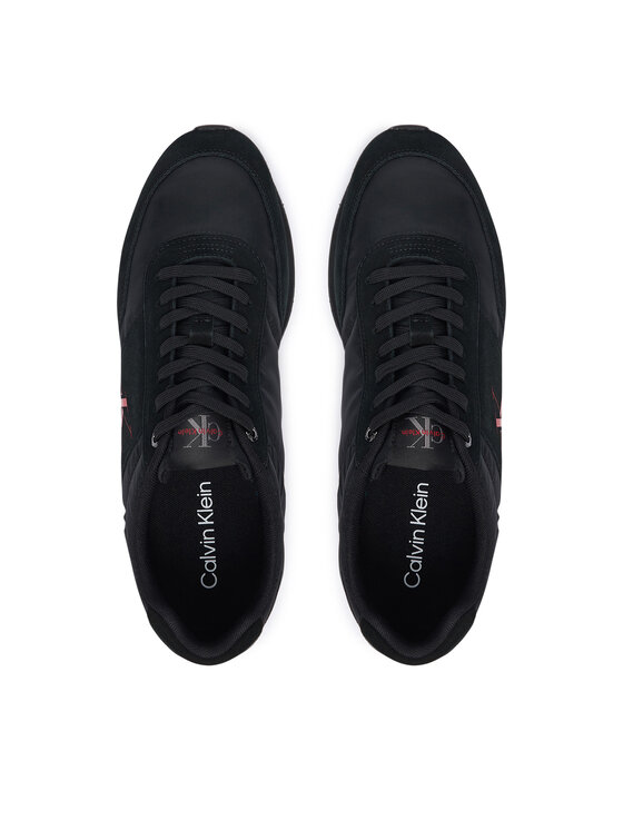Calvin Klein Sneakers Calvin Klein Retro Runner Band Lth-Su HM0HM02212 Negru
