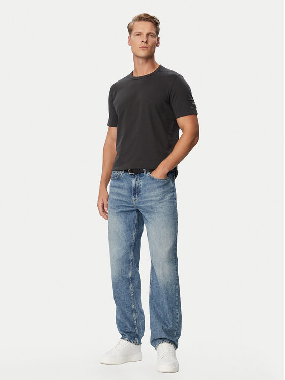 Calvin Klein Jeans Calvin Klein Jeans T-Shirt LV04RJ206G Σκούρο καφέ Regular Fit