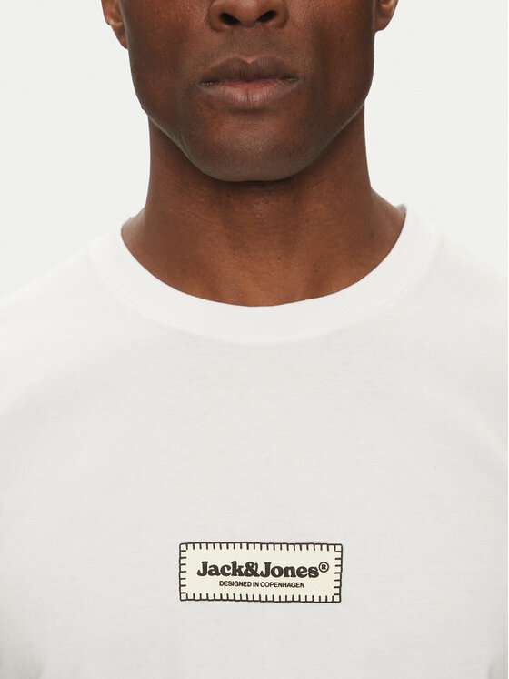 Jack & Jones Jack & Jones T-shirt Split 12273182 Bianco Regular Fit