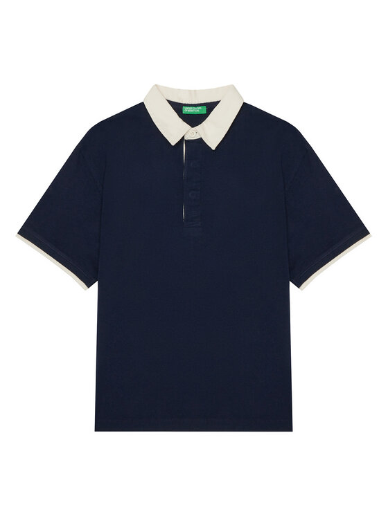 United Colors Of Benetton United Colors Of Benetton Polo 3MI5C301U Azul marino Relaxed Fit