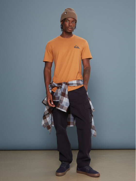 Quiksilver Quiksilver Camiseta Ev Mini Logo Ss EQYZT08181 Naranja Regular Fit