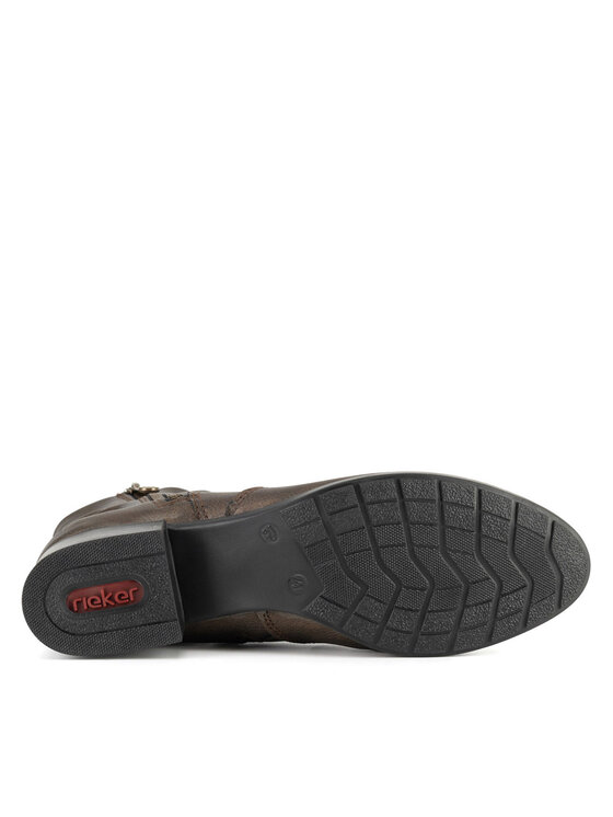 Rieker Botki Rieker 78656-90 Brązowy