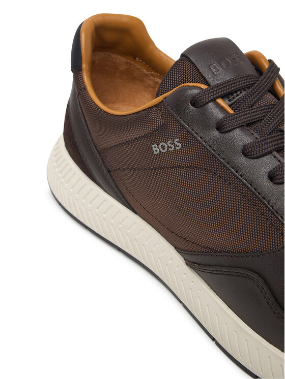 BOSS Sneakersy BOSS Titanium 50568757 Brązowy