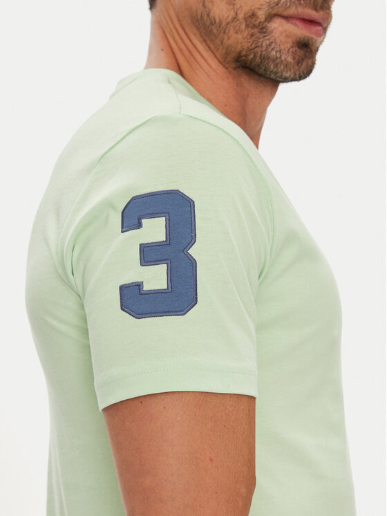 U.S. Polo Assn. U.S. Polo Assn. Póló MUP3311 Zöld Slim Fit