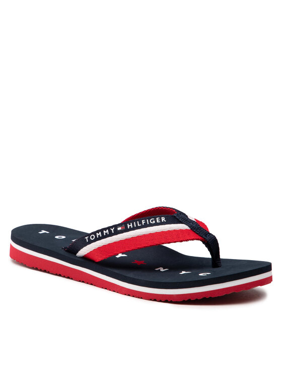 Tommy Hilfiger Infradito Tommy Hilfiger Tommy Loves Ny Beach Sandal FW0FW02370 Blu scuro