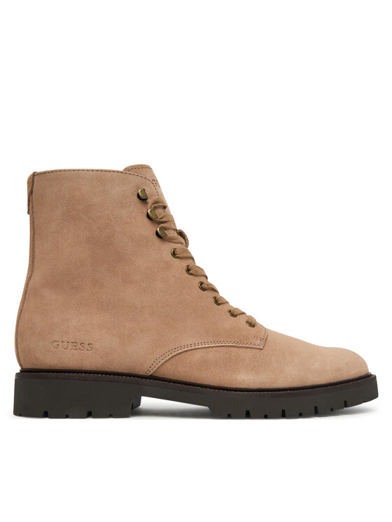 Guess Kotníková obuv Guess FMFBRA LEL11 Tmavě béžová