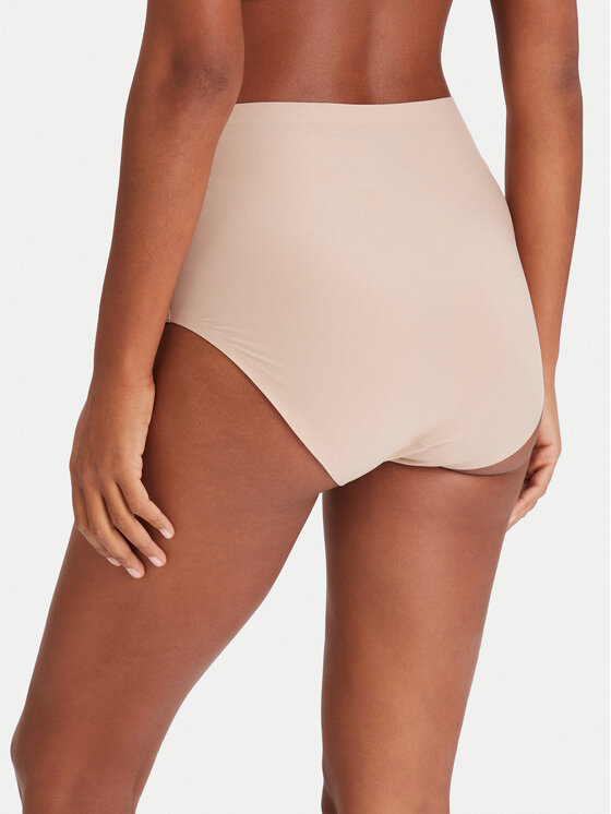 Chantelle Chantelle Klasične spodnje hlačke z visokim pasom Soft Stretch Plus Size C11370 Bež