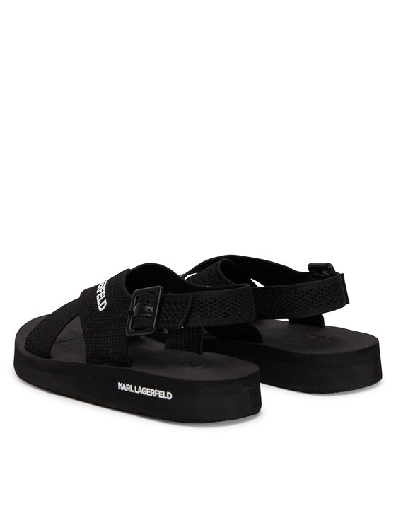 KARL LAGERFELD Босоніжки KARL LAGERFELD Atlantik KL70526 Чорний