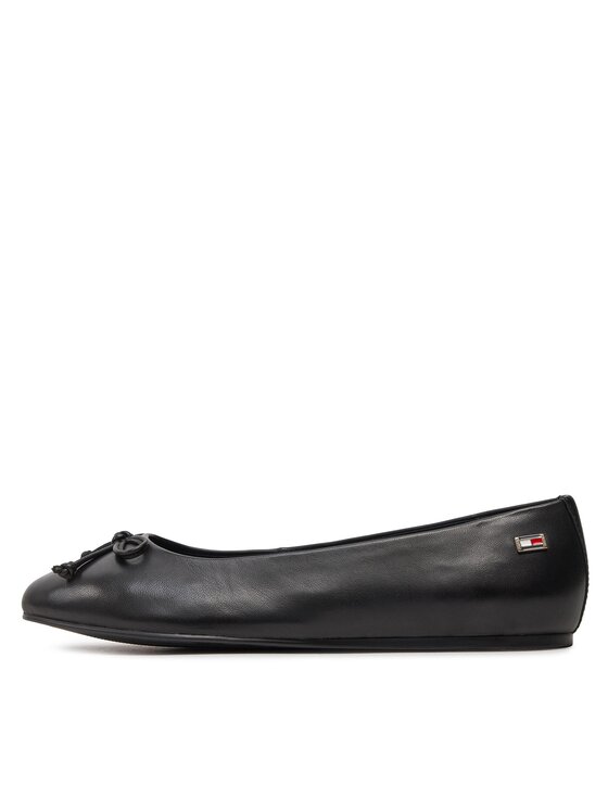 Tommy Hilfiger Balerina Tommy Hilfiger Essential Chic Ballerina FW0FW08059 Fekete