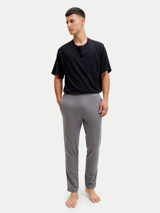 Jack & Jones Jack & Jones Spodnji del pižame Clyde 12291501 Siva Regular Fit