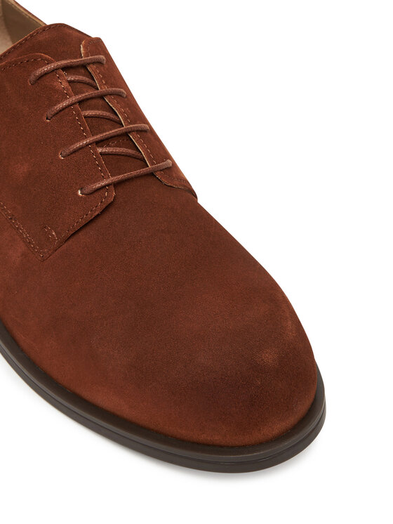 Calvin Klein Pusbačiai Calvin Klein Ess Rubber Derby Su HM0HM01928 Ruda