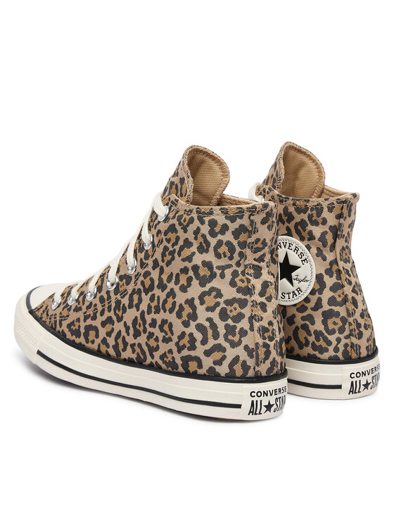 Converse Trampki Converse Chuck Taylor All Star Leopard Jacquard A19181C Beżowy