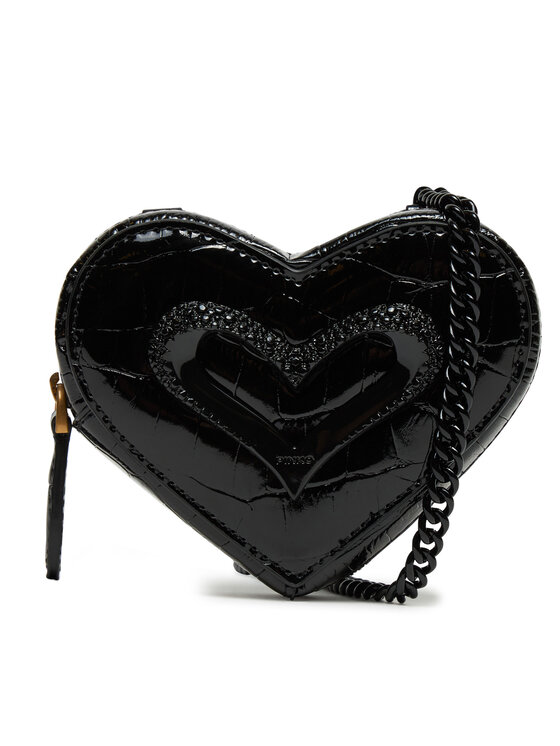 PINKO Bilonówka PINKO Heart Pills Holder . AI 24-25 PCPL 103835 Z1SY Czarny