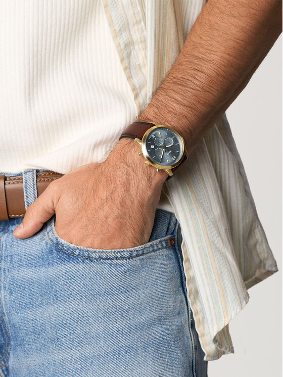 Fossil Годинник Fossil Neutra FS6162 Коричневий