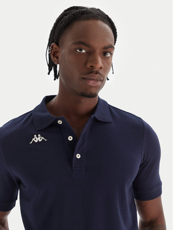 Kappa Kappa Polo Logo Sharas Mss 302B3D0 Azul marino Regular Fit