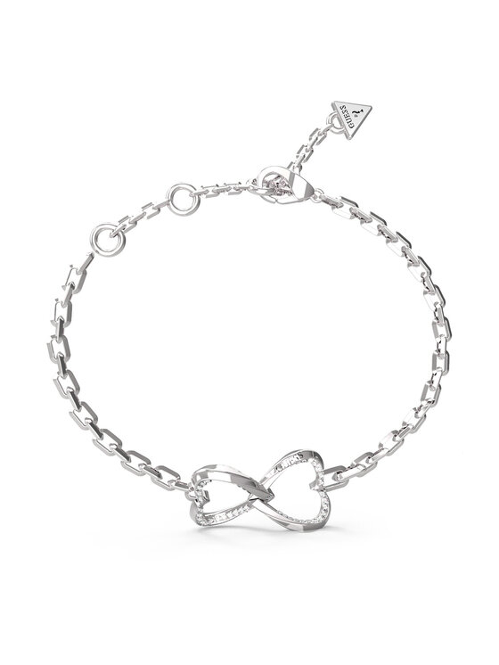 Guess Bransoletka Guess JUBB0461 8JW Srebrny