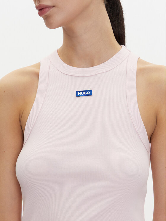 HUGO HUGO Топ Easy Tank_B 50508857 Світло-рожевий Slim Fit