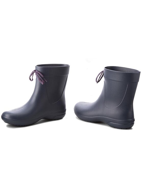 Crocs Гумени ботуши Crocs Freesail Shorty Rainboot 203851 Тъмносин