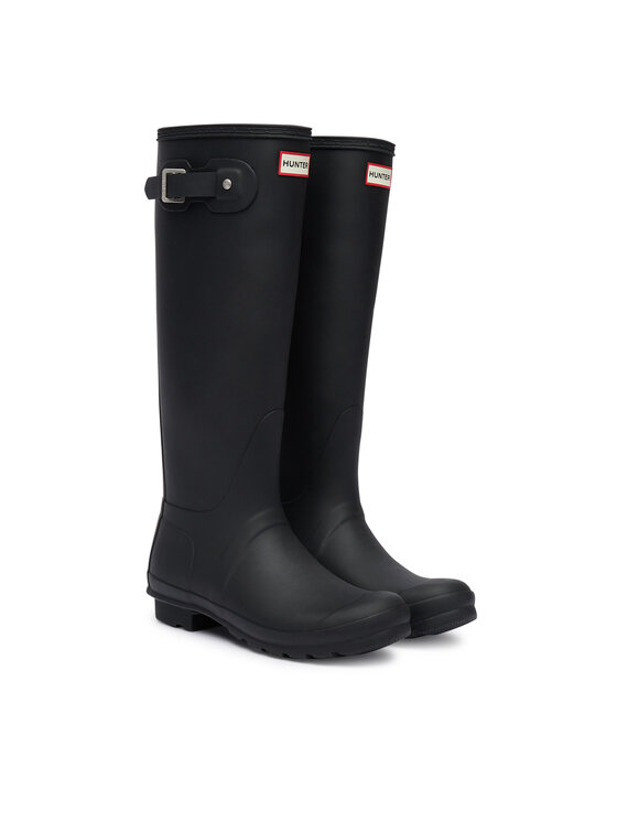 Hunter Гумові чоботи Hunter Womens Org Tall WFT1000RMA Чорний