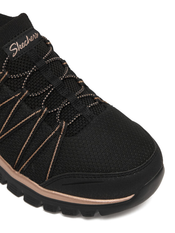 Skechers Снікерcи Skechers Graceful 100888/BKRG Чорний