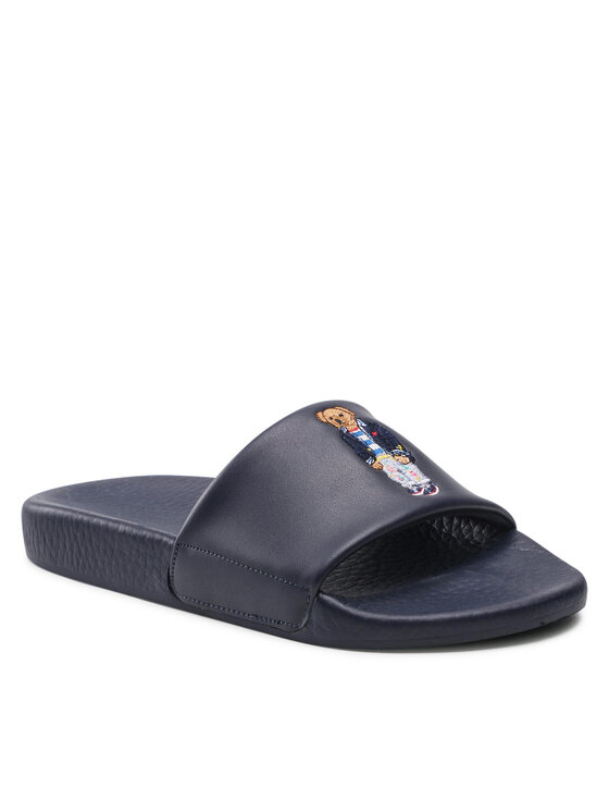 Polo Ralph Lauren Natikači Polo Ralph Lauren Polo Slide 809861591001 Mornarsko modra