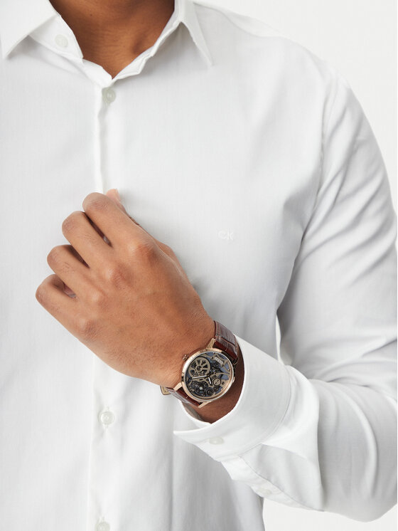 Guess Часовник Guess GW0570G2 Кафяв