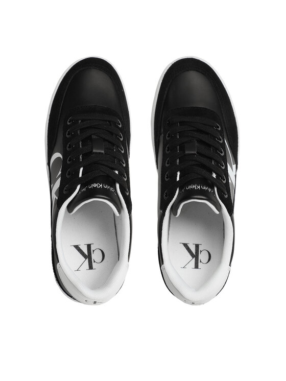 Calvin Klein Jeans Сникърси Calvin Klein Jeans Classic Cupsole Laceup Mix Lth YW0YW01057 Черен