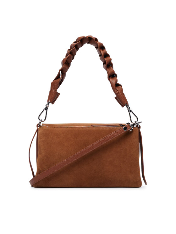 Coccinelle Torebka Coccinelle P6P Boheme Suede Bimaterial E1 P6P 12 01 01 Brązowy