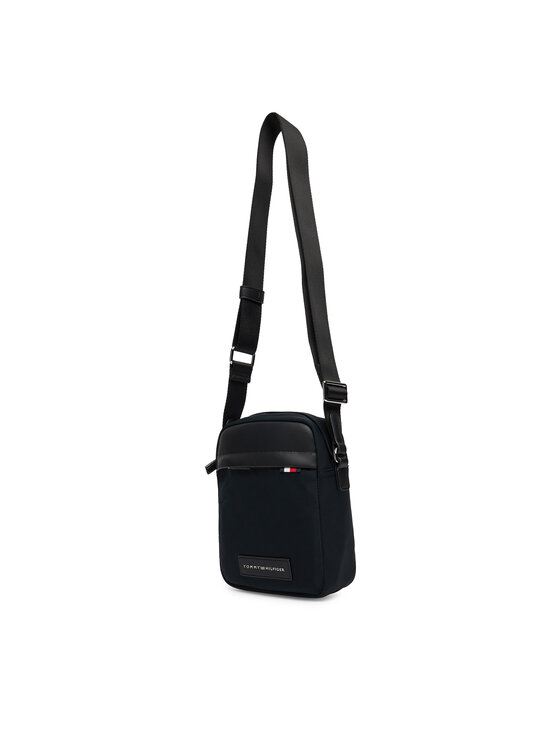 Tommy Hilfiger Brašna Tommy Hilfiger Th Nylon Mini Reporter AM0AM13618 Černá