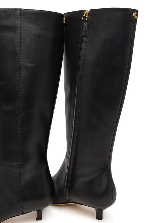 LAUREN RALPH LAUREN Μπότες LAUREN RALPH LAUREN Frncsa Tl Hl Bo Tal 802P15725001 Μαύρο