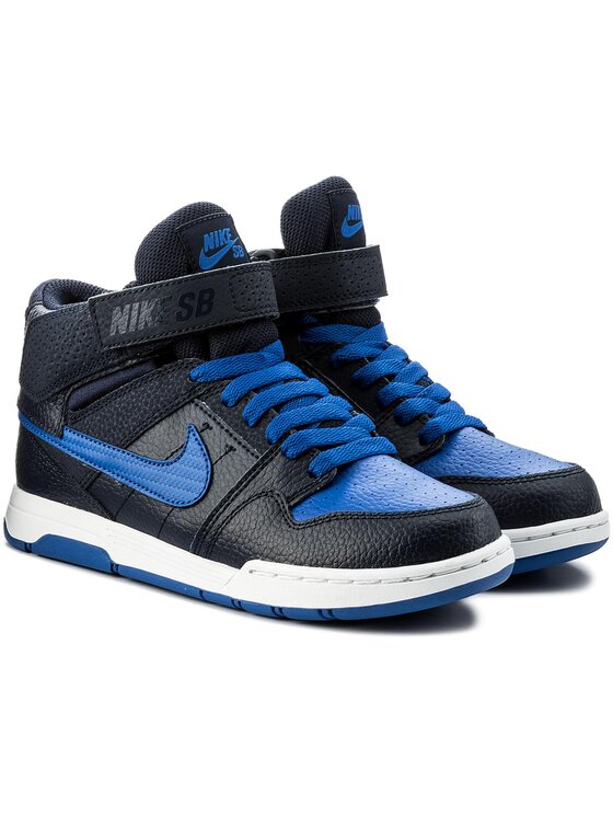 Nike Sneakersy Nike Mogan Mid 2 Jr B 645025 405 Tmavomodrá