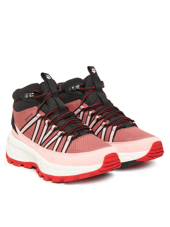 Jack Wolfskin Трекінгові черевики Jack Wolfskin Wild Hike Texapore Mid A65580 Рожевий
