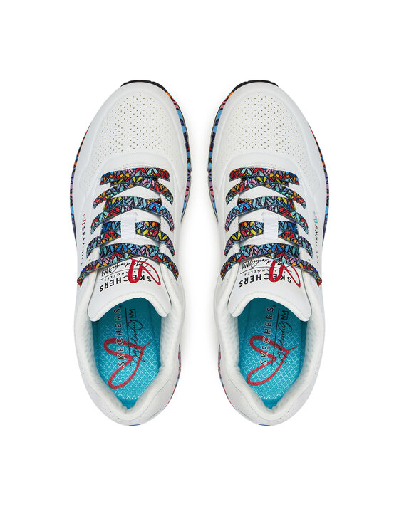 Skechers Снікерcи Skechers Skechers Uno - Ravaged Love 177918/WMLT Білий