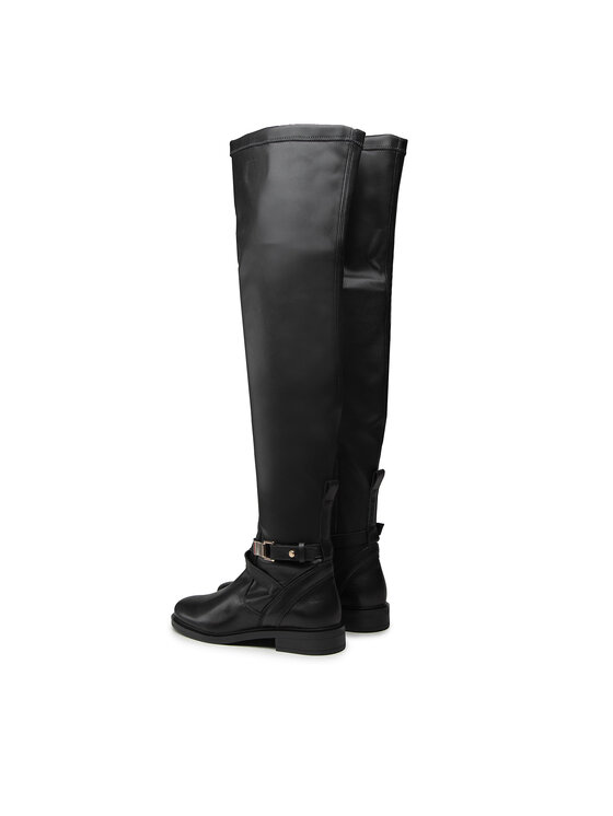 Tommy Hilfiger Botfortai Tommy Hilfiger Th Hardware Overknee Boot FW0FW06057 Juoda