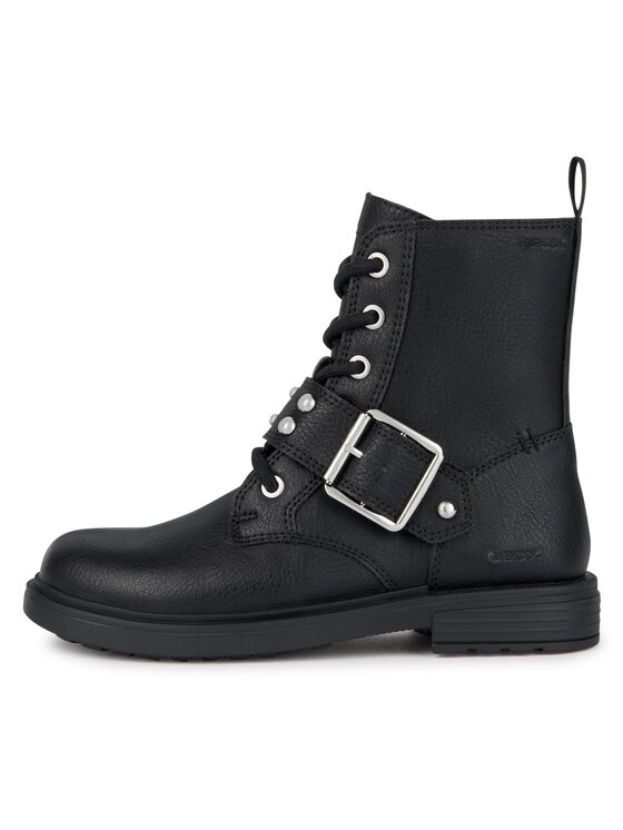 Geox Botine Geox Jr Eclair J369QD 000BU C9999 S Negru
