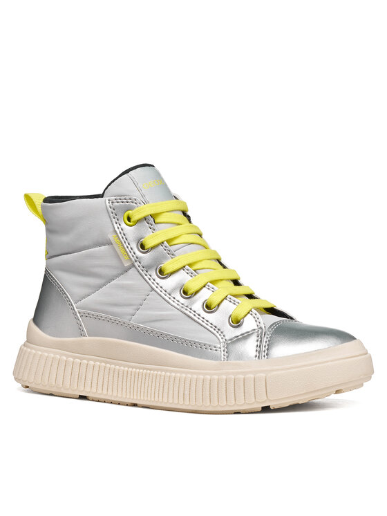 Geox Trzewiki Geox J Laquinny Girl B Abx J661JA 0NFFU C0598 S Srebrny