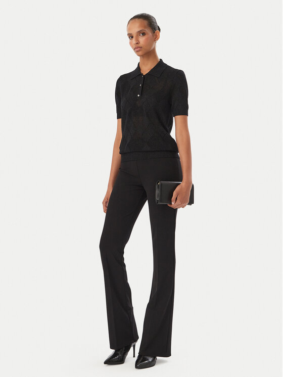 Guess Guess Polo majica W6YR17 Z0958 Črna Regular Fit