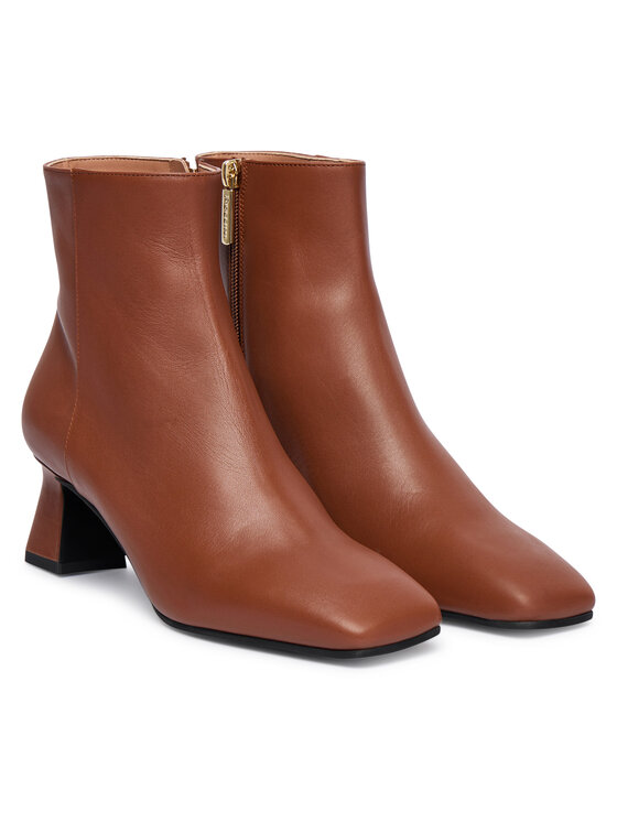 Pollini Členková obuv Pollini SA21045G0NTC0217 Hnedá