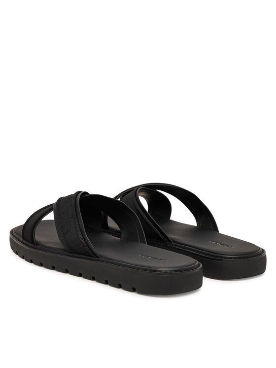 Calvin Klein Chanclas Calvin Klein Sq Molded Sandal Xcross Wb HM0HM02101 Negro
