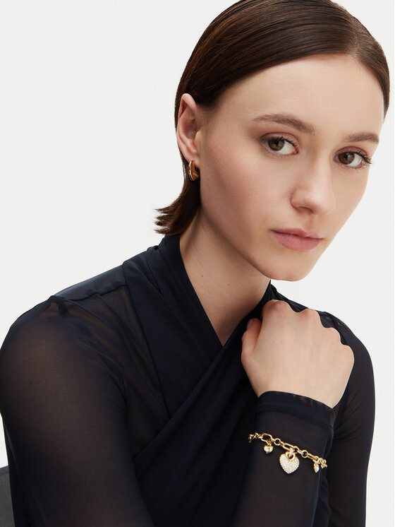 Guess Naušnice Guess JUBE05 207JW Zlatá