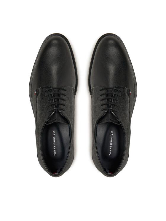 Tommy Hilfiger Scarpe basse Tommy Hilfiger Core Hilfiger Leather Shoe FM0FM05375 Nero