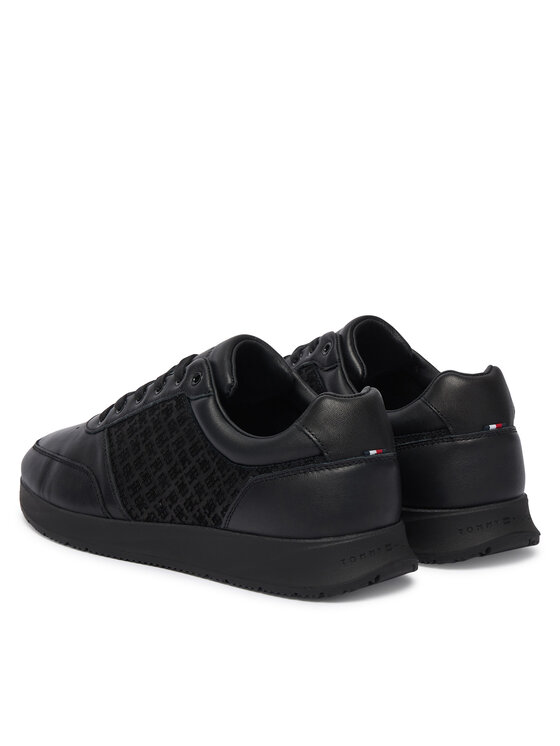 Tommy Hilfiger Sneakers Tommy Hilfiger Elevated Th Mono Mix Runner FM0FM06015 Nero